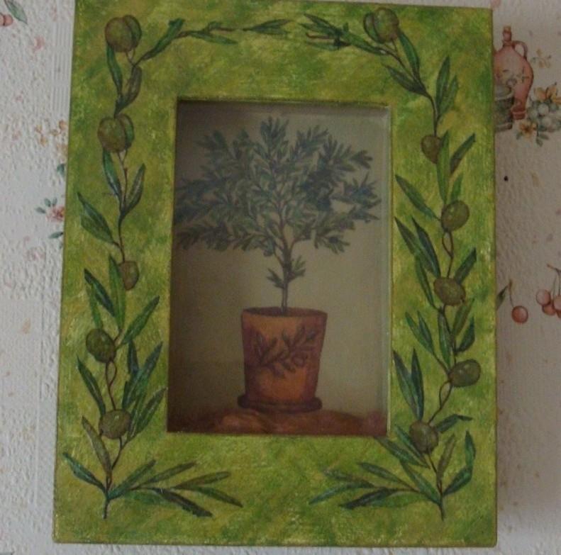 Petit tableau Provinçal Motiif Oliviers